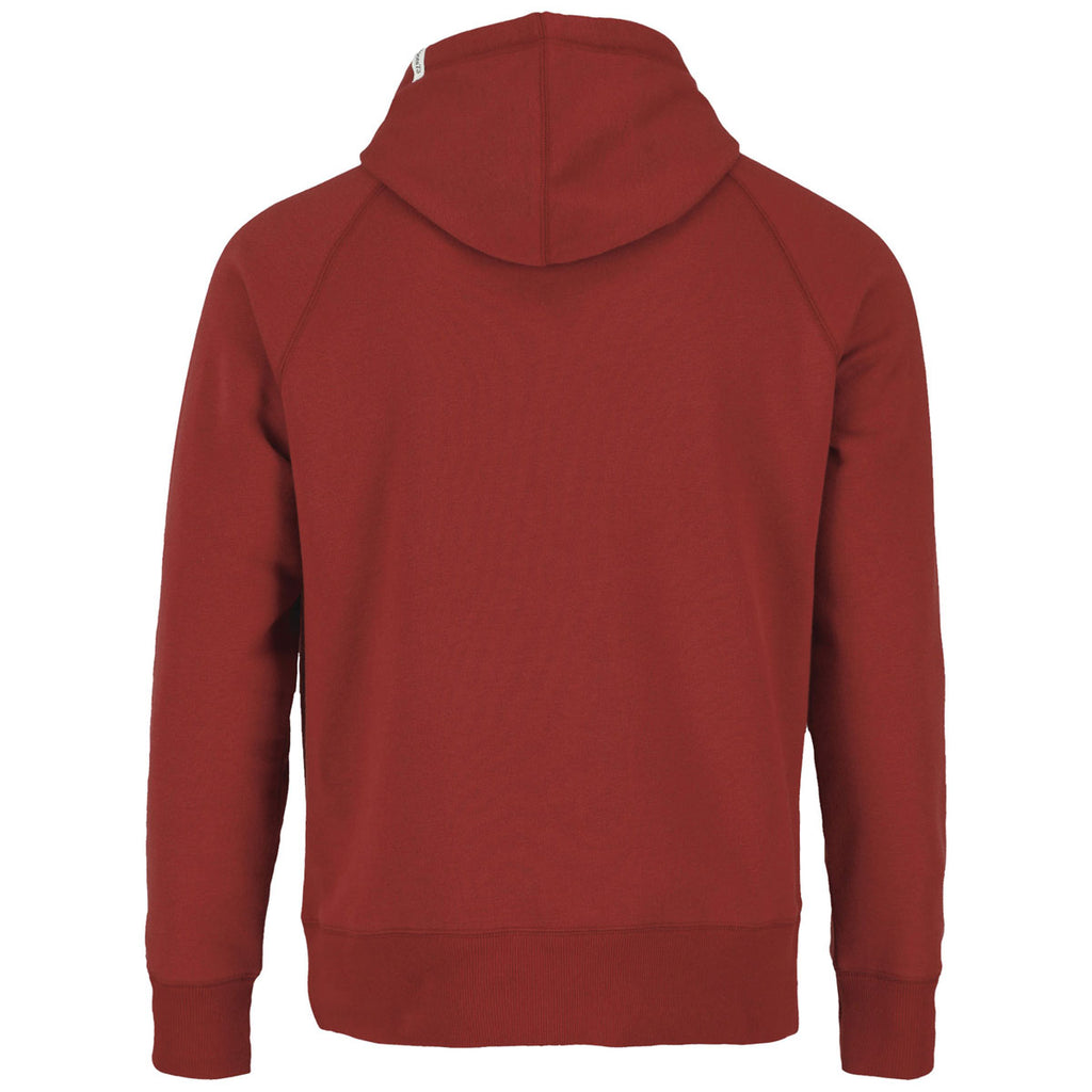 Roots73 Men's Dark Red Maplegrove Fleece Hoody