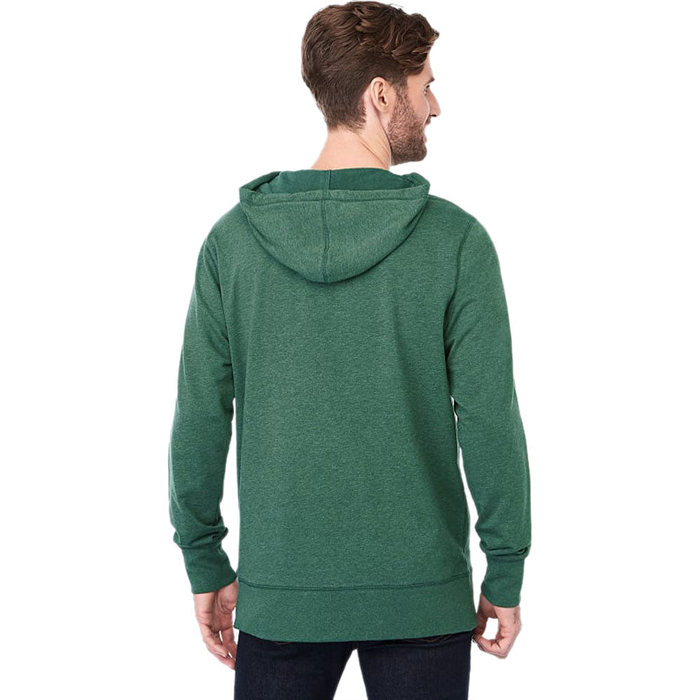 Elevate Men's Juniper Heather Argus Eco Fleece Hoody