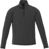 Elevate Men's Grey Storm Bowlen Polyfleece Quarter Zip