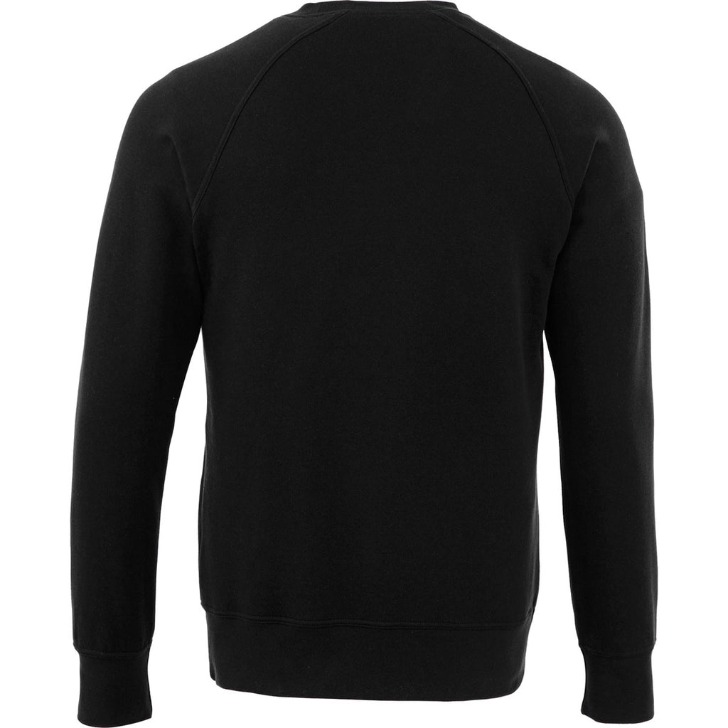 Elevate Men's Black Krueger Fleece Crew