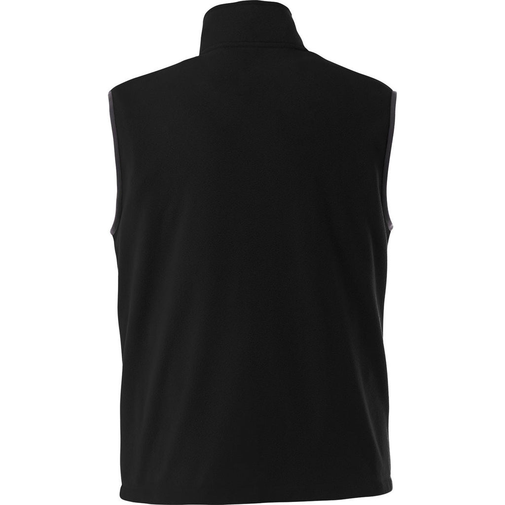 Elevate Men's Black Tyndall Polyfleece Vest