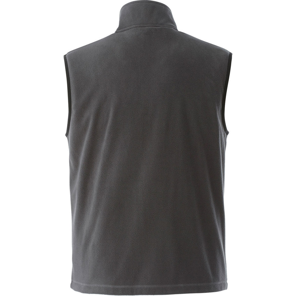 Elevate Men's Grey Storm Tyndall Polyfleece Vest