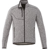 Elevate Men's Light Heather Grey Tremblant Knit Jacket