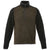 Elevate Men's Loden Heather/Black Smoke Heather Vorlage Half Zip Knit Jacket