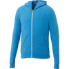 Elevate Men's Olympic Blue Heather Garner Knit Full Zip Hoodie