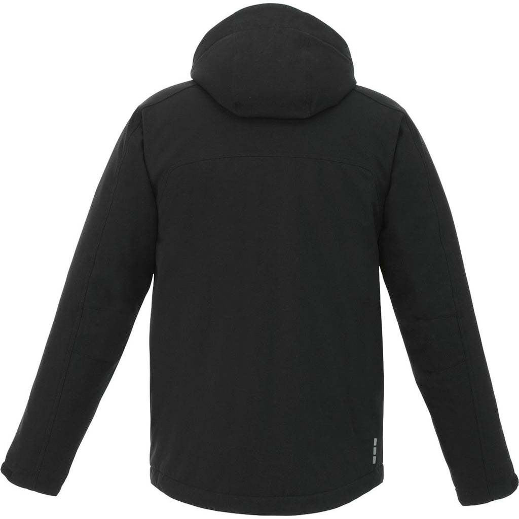 Elevate Men's Black Bryce Insulated Softshell Jacket