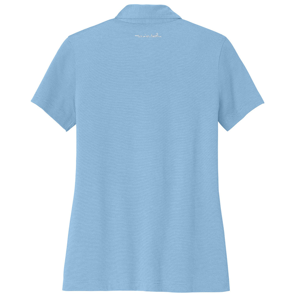 TravisMathew Women's Strong Blue Heather Sunnyvale Polo