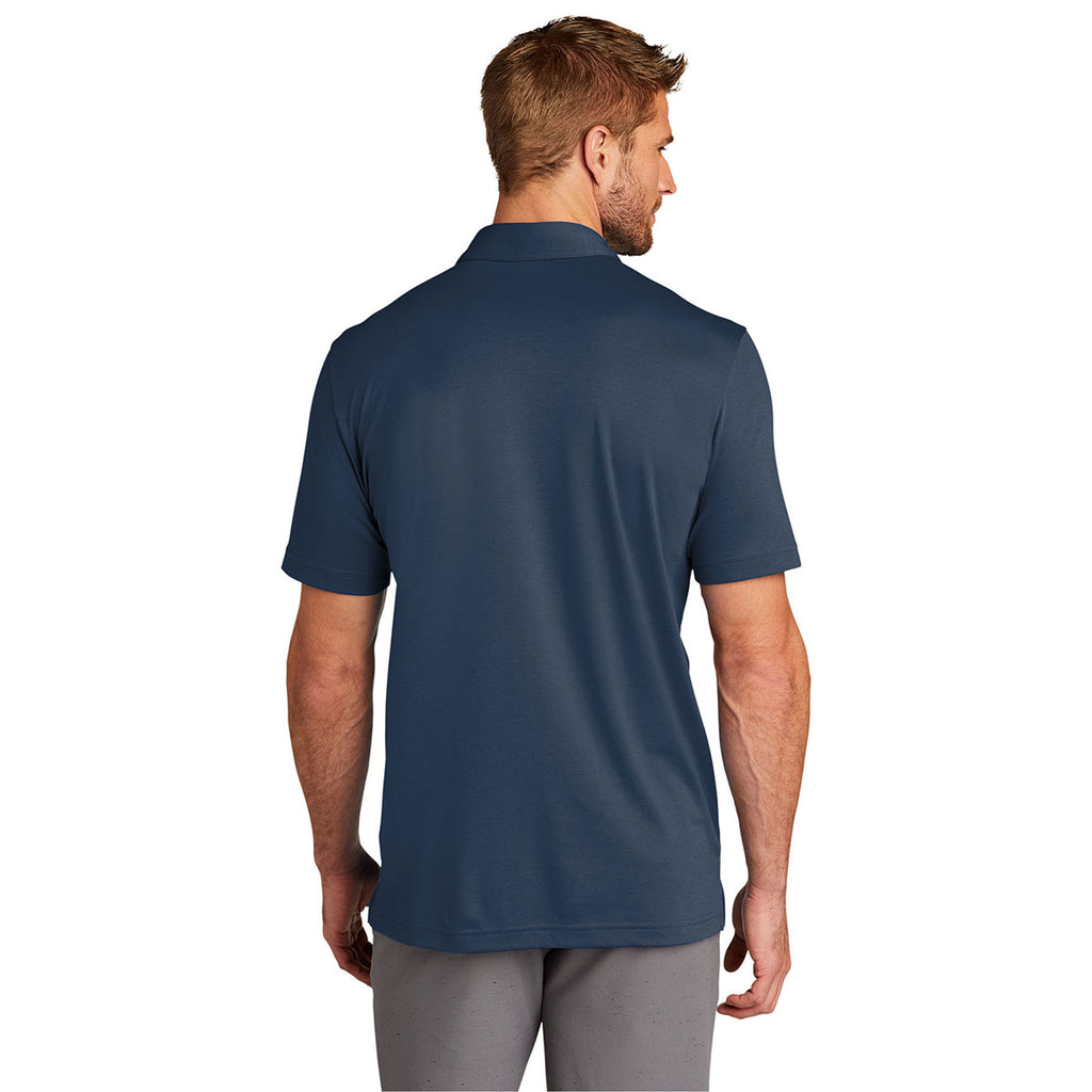 TravisMathew Men's Blue Nights Oceanside Solid Polo