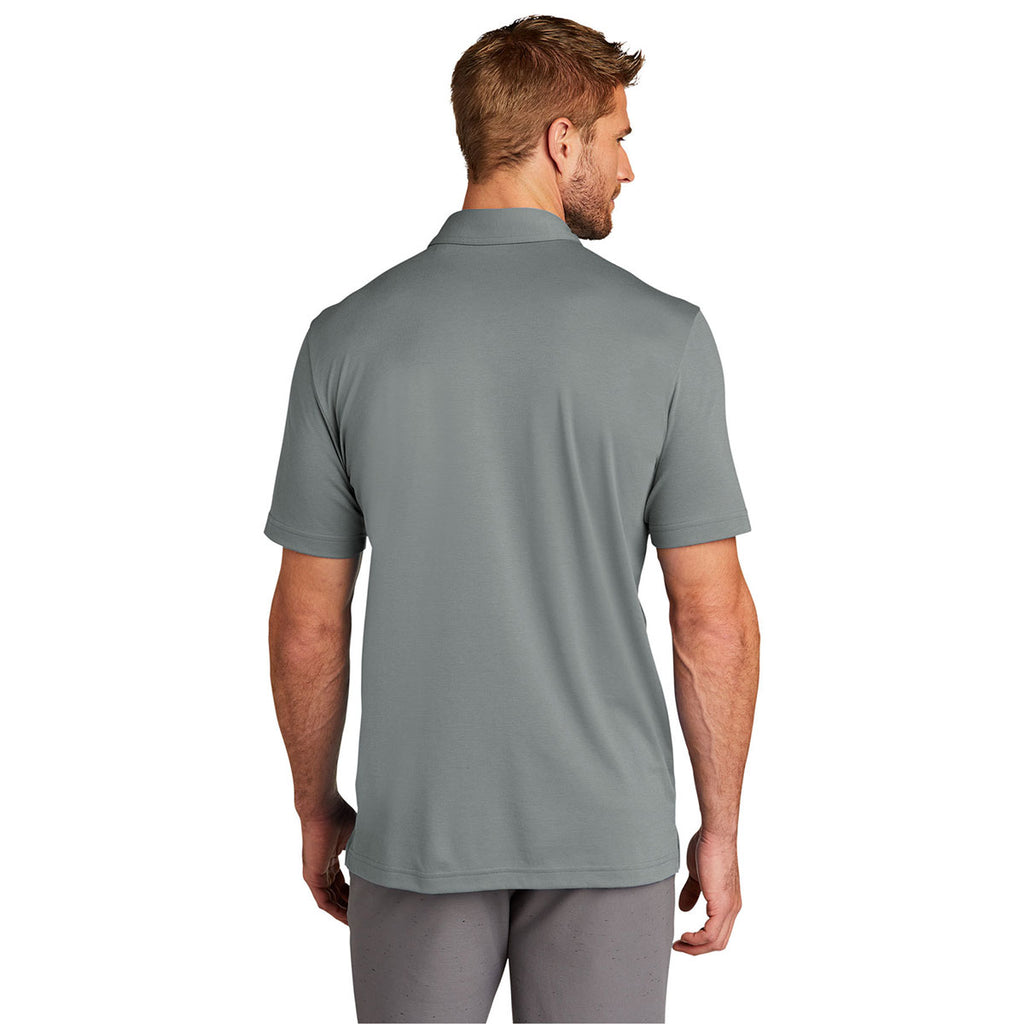 TravisMathew Men's Quiet Shade Grey Oceanside Solid Polo