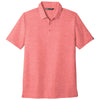 TravisMathew Men's Cardinal Heather Oceanside Heather Polo