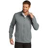 TravisMathew Men's Quiet Shade Grey Heather Surfside Full-Zip Jacket