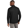 TravisMathew Men's Black Balboa Chest Stripe 1/4 Zip