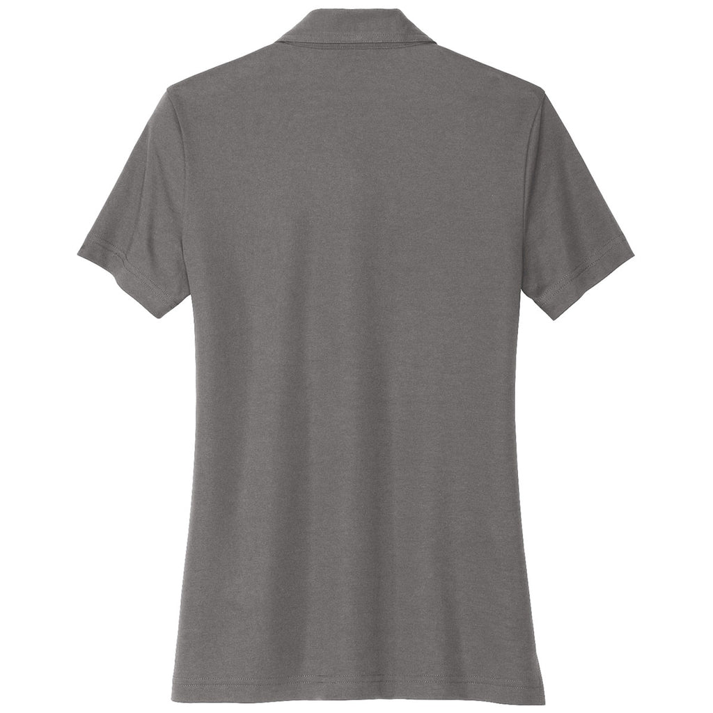 TravisMathew Women's Quiet Shade Grey Oceanside Solid Polo