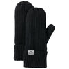 Roots73 Unisex Black Woodland Knit Mitts