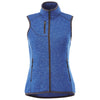 Elevate Women's Metro Blue Heather Fontaine Knit Vest