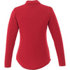 Elevate Women's Team Red Mori Long Sleeve Polo