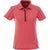 Elevate Women's Team Red Heather Macta Short Sleeve Polo