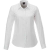Elevate Women's White Irvine Oxford Long Sleeve Shirt