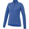 Elevate Women's New Royal Blue Taza Knit Quarter Zip