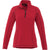 Elevate Women's Team Red Bowlen Polyfleece Quarter Zip