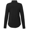 Elevate Women's Black Rigi Eco Knit Quarter Zip