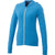 Elevate Women's Olympic Blue Heather Garner Knit Full Zip Hoodie