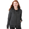 Roots73 Women's Black Mix Copperbay Full Zip Hoody