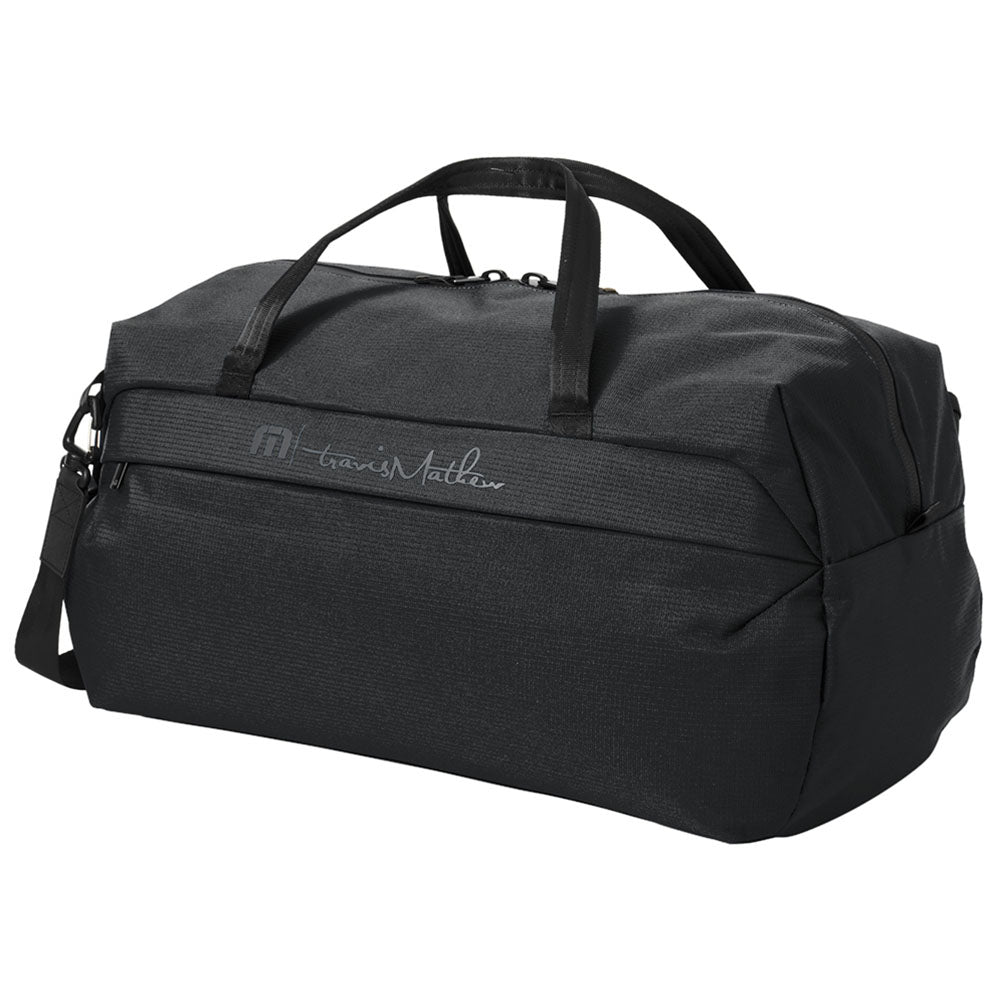 TravisMathew Black Lateral Duffel