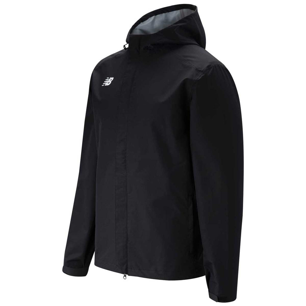 New Balance Men's Team Black Rain Jacket