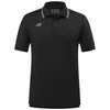 New Balance Men's Black Team Rally Polo