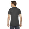 American Apparel Unisex Triblend Black Short-Sleeve Track T-Shirt