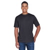 Team 365 Men's Black Heather Zone Sonic Heather Performance T-Shirt