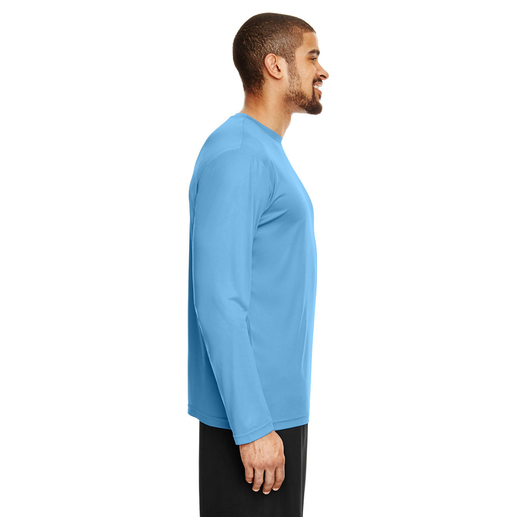 Team 365 Men's Sport Light Blue Zone Performance Long-Sleeve T-Shirt