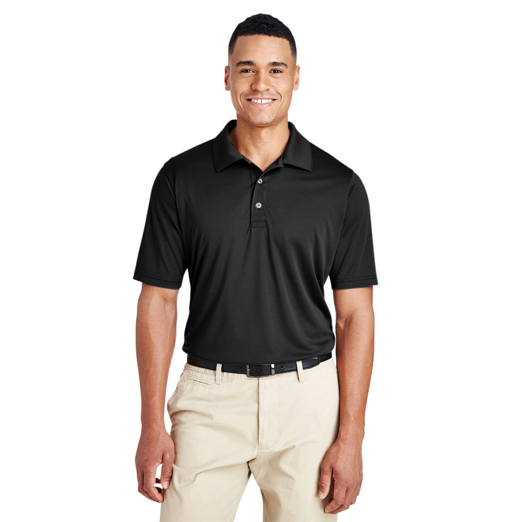 Team 365 Men's Black Zone Performance Polo