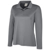 Team 365 Women's Sport Graphite Zone Performance Long Sleeve Polo