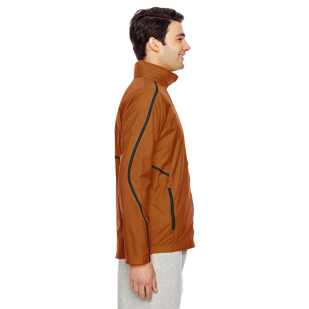 Team 365 Men's Sport Burnt Orange Conquest Jacket with Mesh Lining