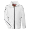 Team 365 Men's White Conquest Jacket with Mesh Lining