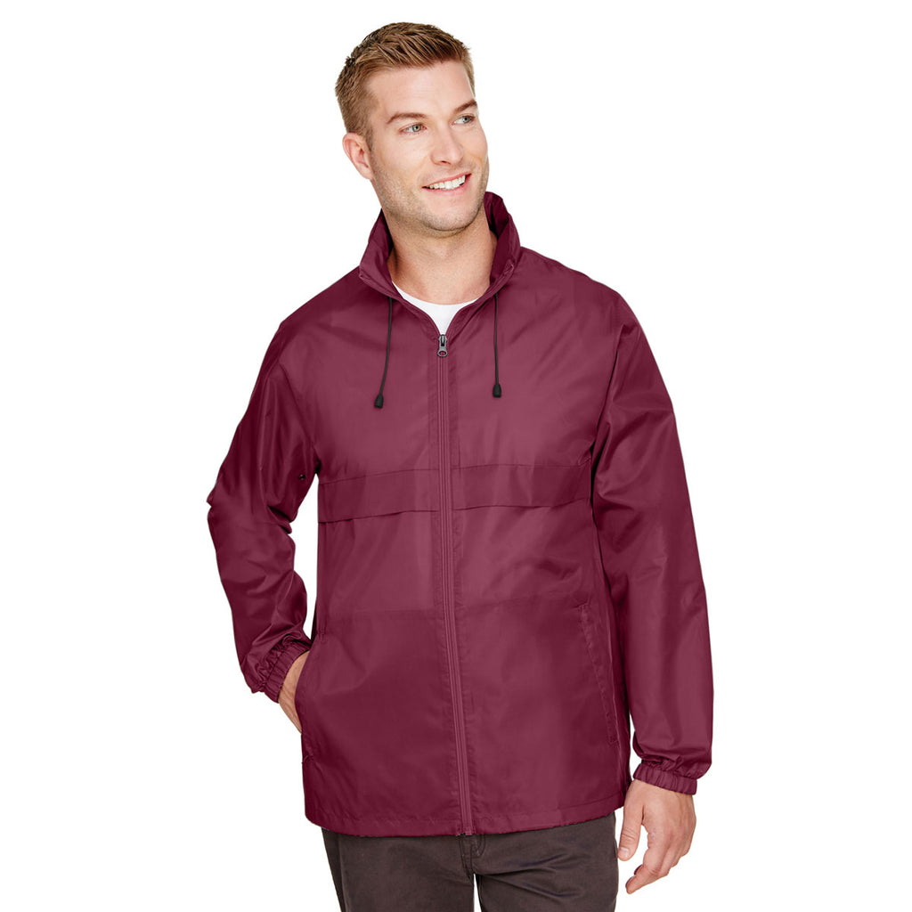 Team 365 Men's Sport Maroon Zone Protect Lightweight Jacket