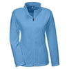 Team 365 Women's Sport Light Blue Campus Microfleece Jacket