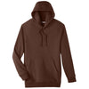 Team 365 Unisex Sport Dark Brown Zone HydroSport Heavyweight Pullover Hooded Sweatshirt