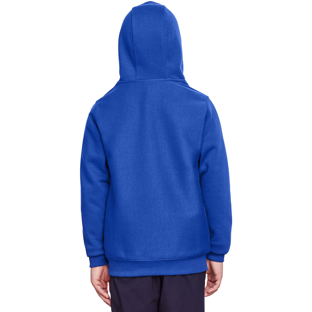 Team 365 Youth Sport Royal Zone HydroSport Heavyweight Pullover Hooded Sweatshirt