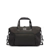 TUMI Black Double Expansion Travel Satchel