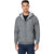 Ororo Unisex Flecking Grey Heated Fleece Hoodie