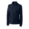 Cutter & Buck Women's Solid Navy DryTec Edge Full Zip