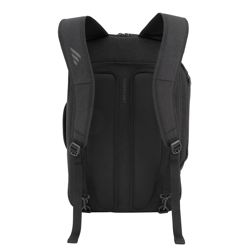 Mercury Luggage Black Large Comfort Laptop Backpack