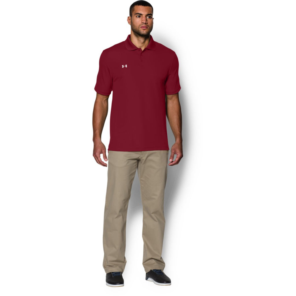 Under Armour Men's Cardinal Performance Team Polo