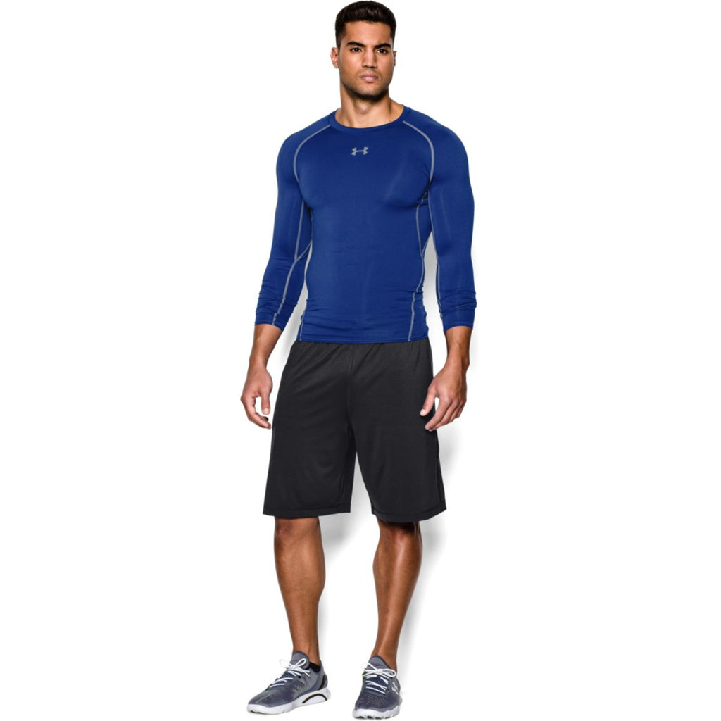 Under Armour Men's Blue HeatGear Armour L/S Compression Shirt