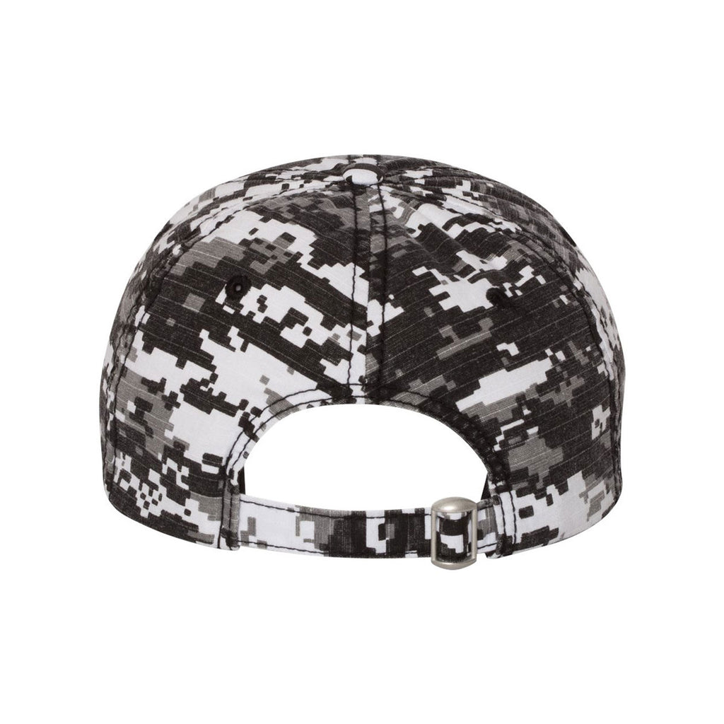 Valucap Black Digital Camo Classic Dad's Cap