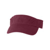 Valucap Maroon Bio-Washed Visor