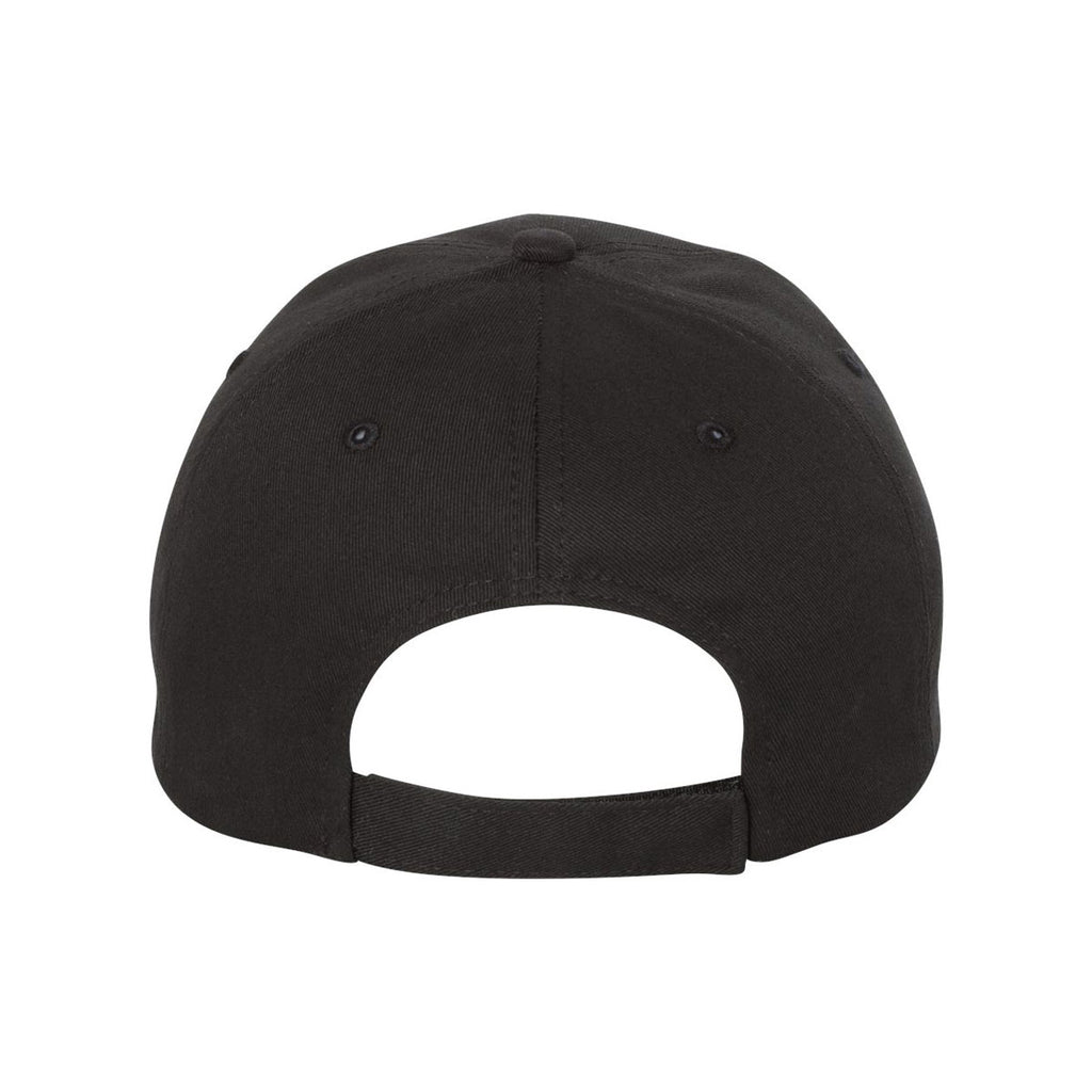 Valucap Black Chino Unstructured Cap